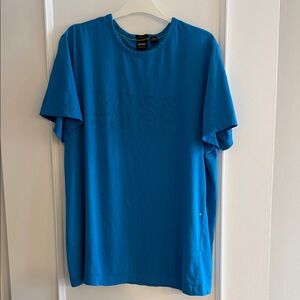Boss Men's Vibrant Blue Short Sleeve Tee sz L